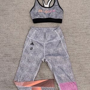 Peloton x Adidas Size S Matching Sports Bra x Leggings